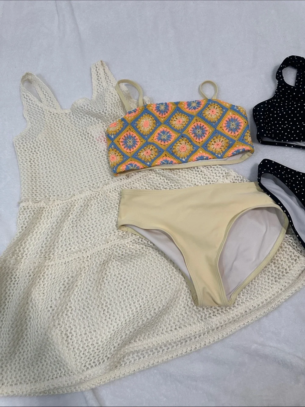 ❤️ Bundle of 2 Bikinis & 2 Cover Ups Girl’s Size 10/12